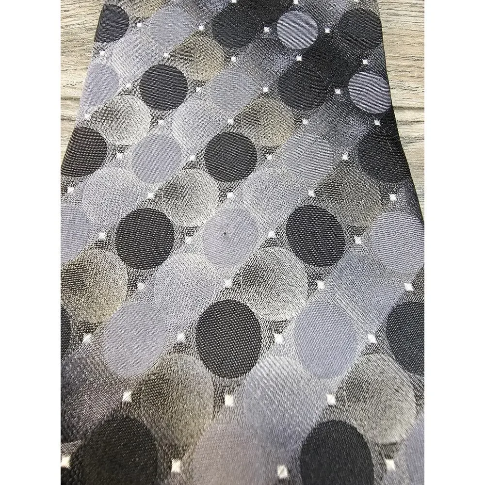 Pronto Uomo Silk Tie Gray Men Necktie